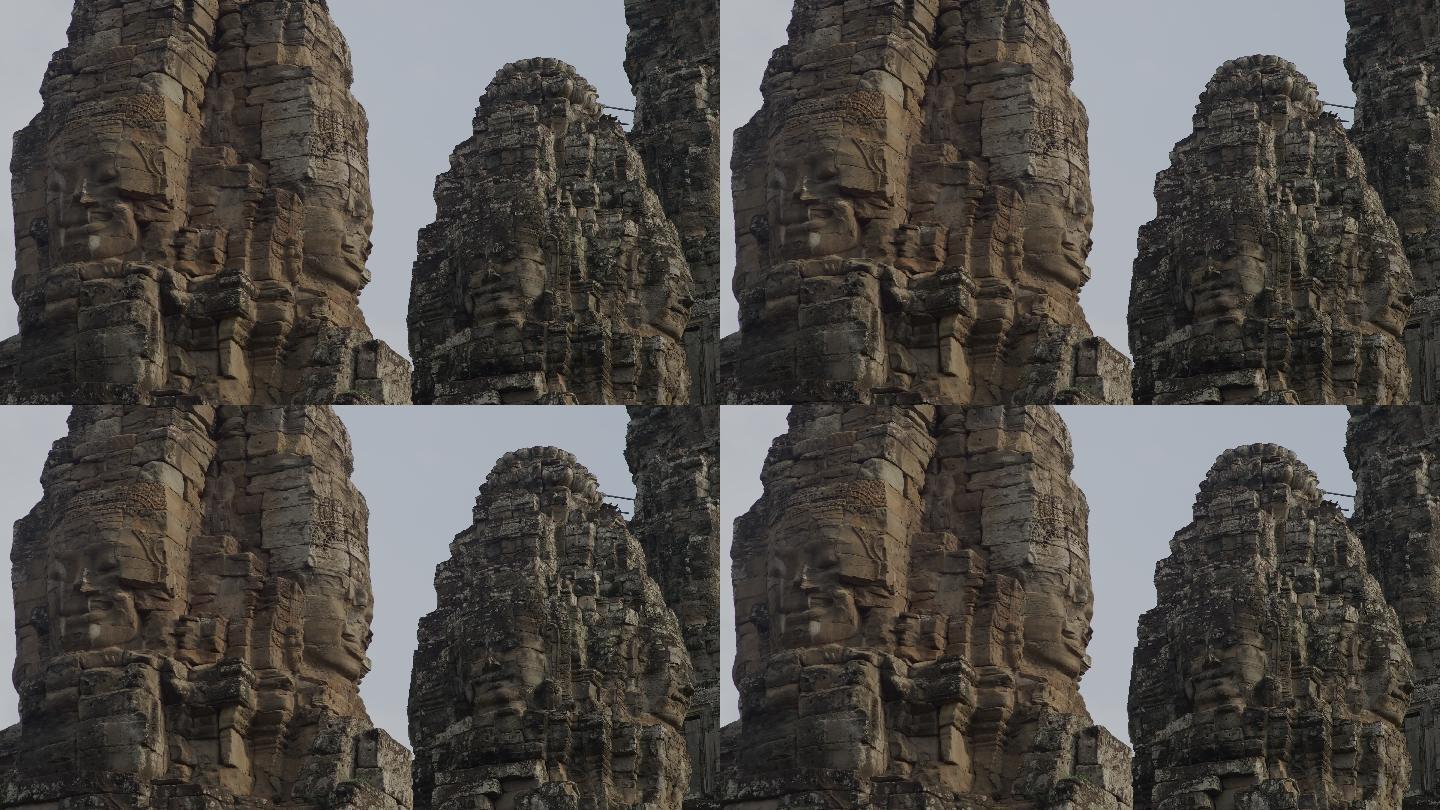 柬埔寨 吴哥窟 巴戎寺 石雕 石刻