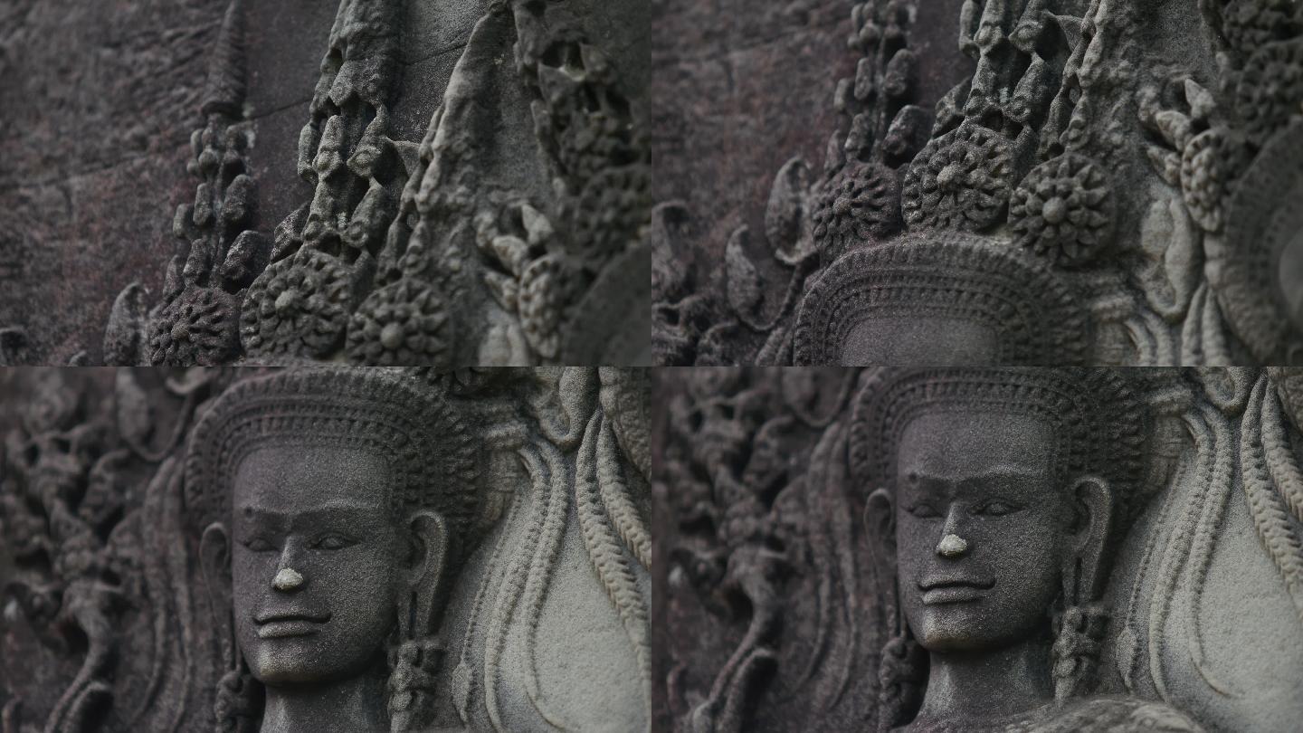 柬埔寨 吴哥窟 石刻 雕刻