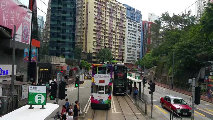 香港轨道公交车