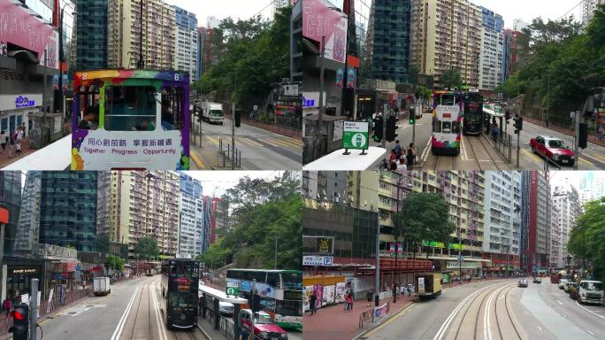香港轨道公交车