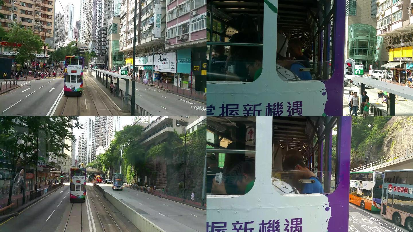 香港双层轨道叮叮车