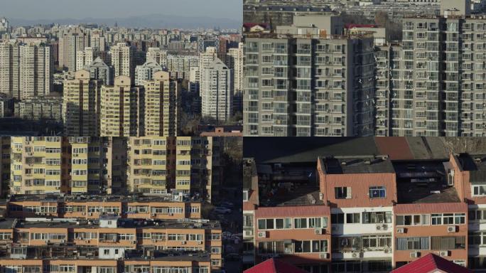 北京鸽哨，居民楼，楼房建筑，鸽子，夕阳