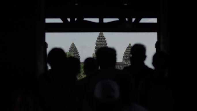 柬埔寨 吴哥窟 暹粒 游客 游览