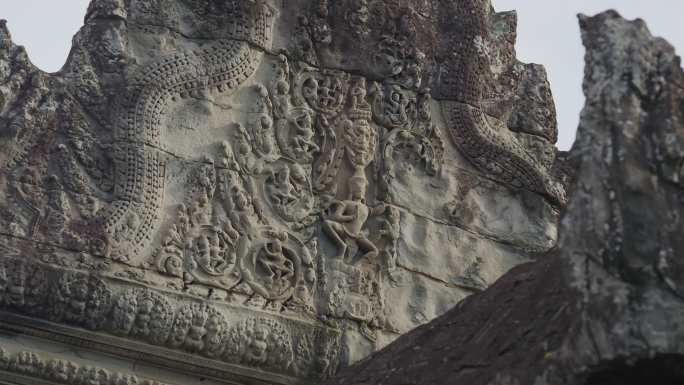 柬埔寨 吴哥窟 巴戎寺 石雕 石刻