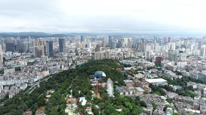 昆明圆通山公园航拍