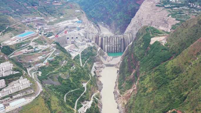 A16 白鹤滩水电站大坝1