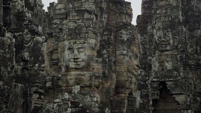 柬埔寨 吴哥窟 巴戎寺 石雕 石刻 佛像