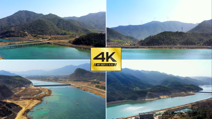 【4K】小水库水利工程水利工程