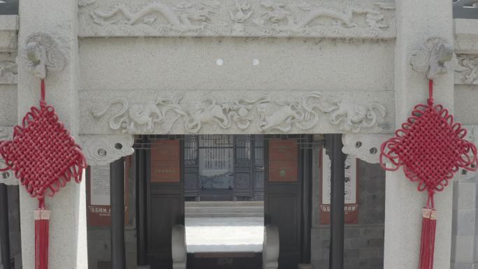苏州南社纪念馆高清航拍素材