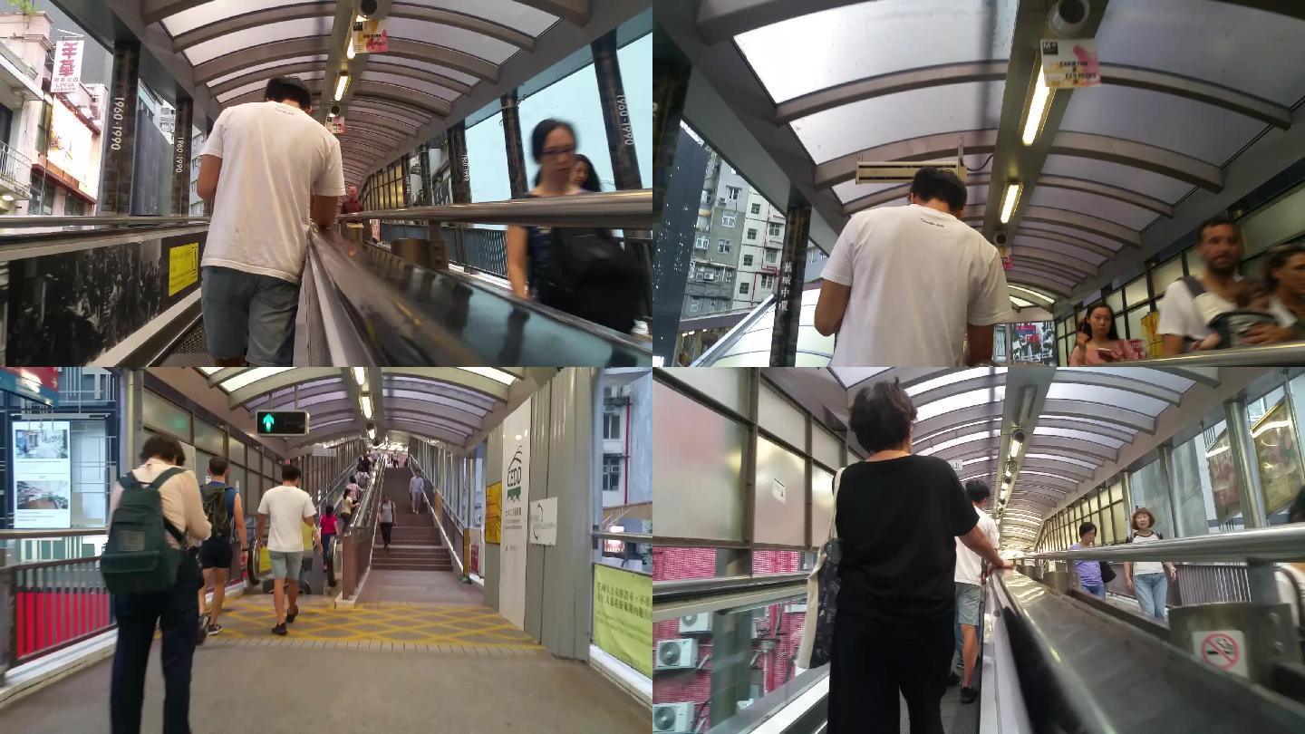 香港上山手扶电梯延时