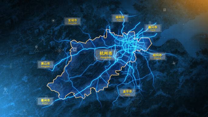 杭州路网图