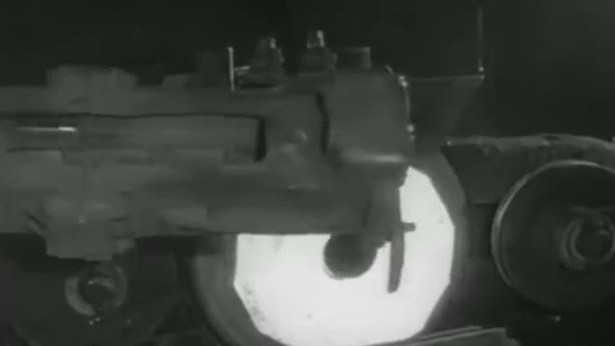 40年代火车轮、钢铁锻造厂