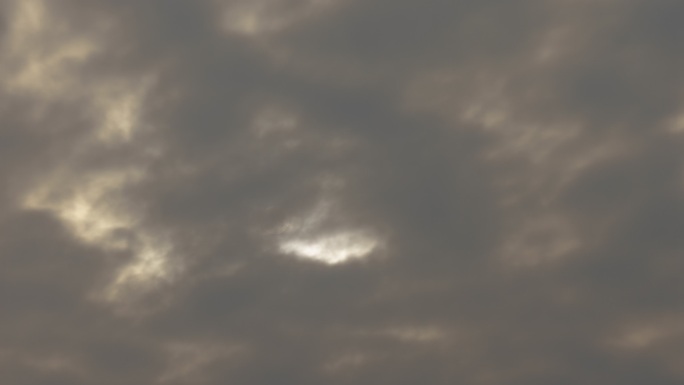 4k太阳、多云、云朵延时