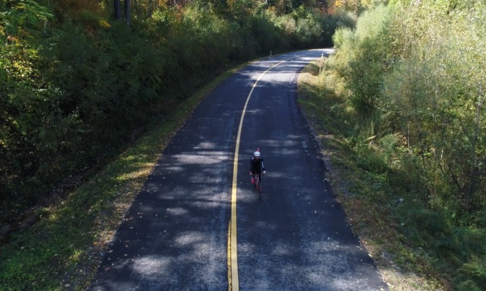 山地公路自行车骑行比赛骑自行车视频素材