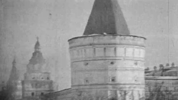40年代冬天里的城堡