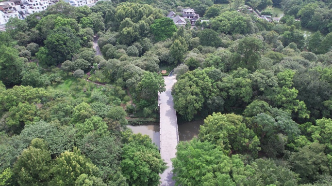 桂林黑山植物园航拍