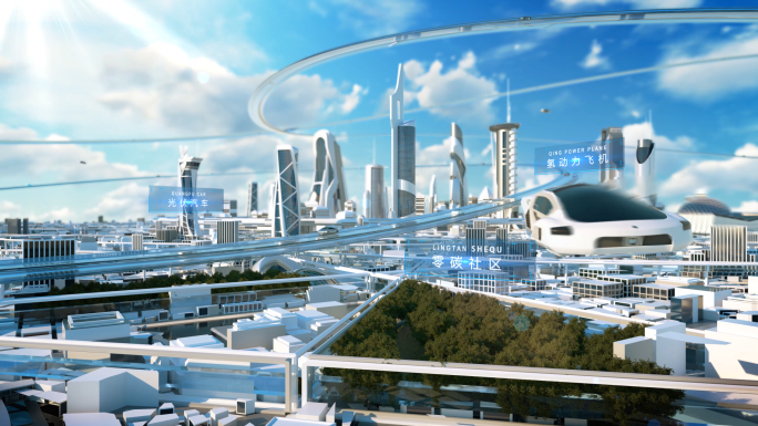 【原创】4K元宇宙未来城市AE模板
