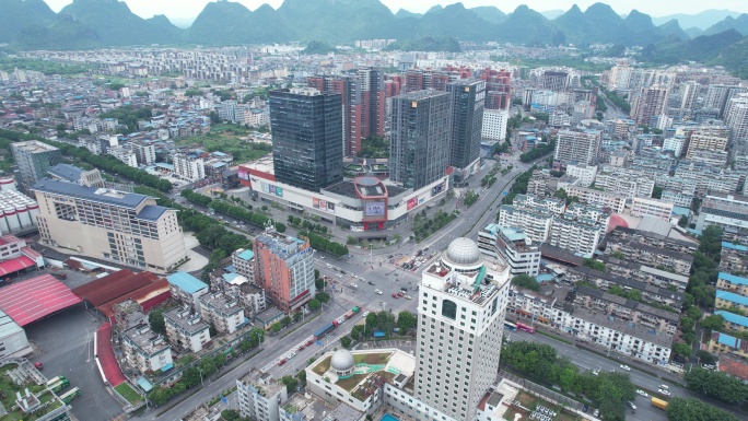 桂林万象城十字路口交通建筑