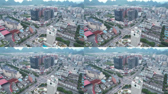 桂林万象城十字路口交通建筑