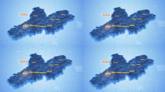 朝阳市凌源市三维科技地图