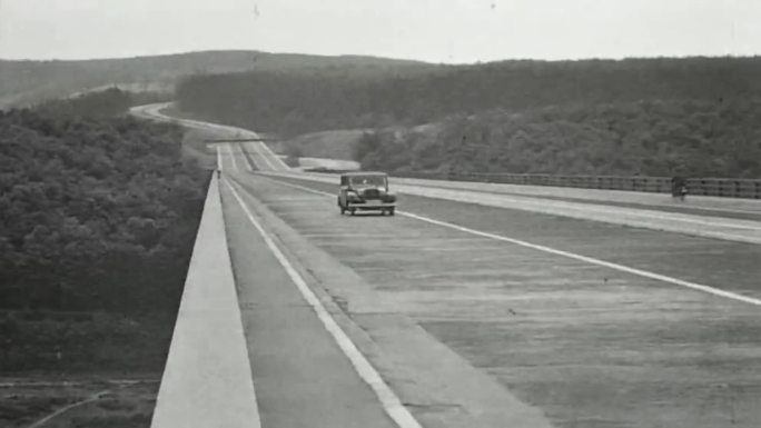 上世纪30年代早期西方高速公路