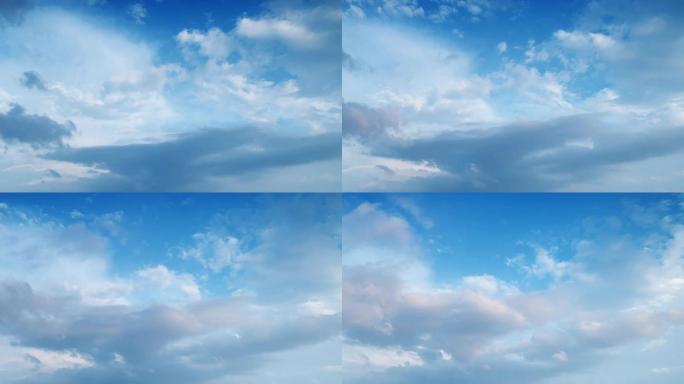【HD天空】梦幻蓝天白云虚幻柔光意境云团