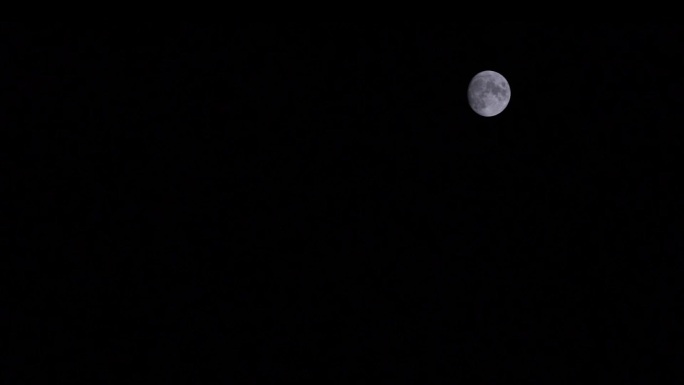夜空月亮摄影
