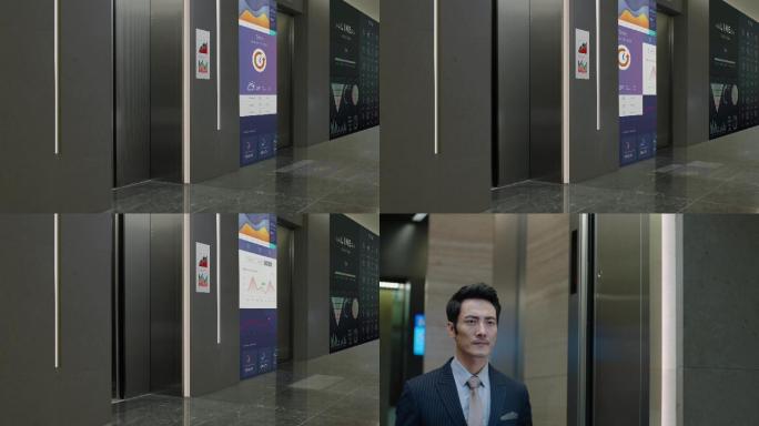 出电梯 电梯开门 科技 金融