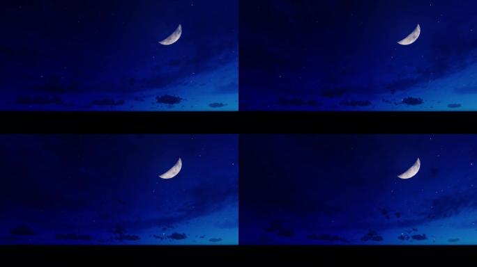 唯美夜晚月亮天空4