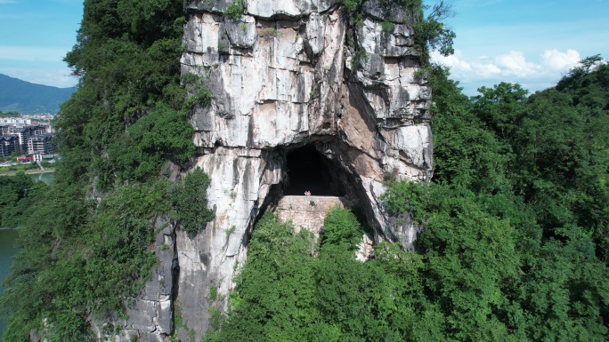 桂林叠彩山风光航拍