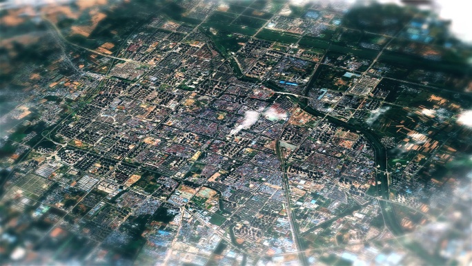 4K宿州市主城区地图视频动画素材