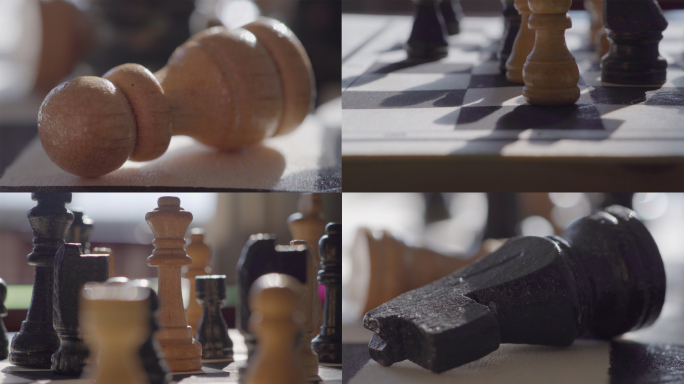 国际象棋实拍空镜4k