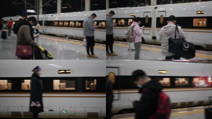 疫情期间的南京南火车站