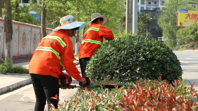 城市园林环卫工人