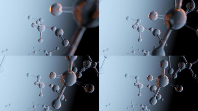 分子结构 3D渲染