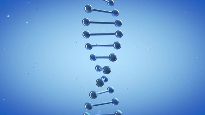 螺旋DNA 3D渲染
