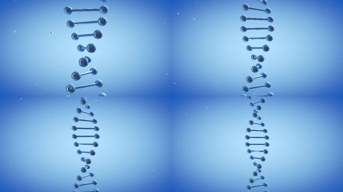 螺旋DNA 3D渲染