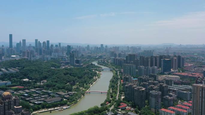 南京城市风光航拍