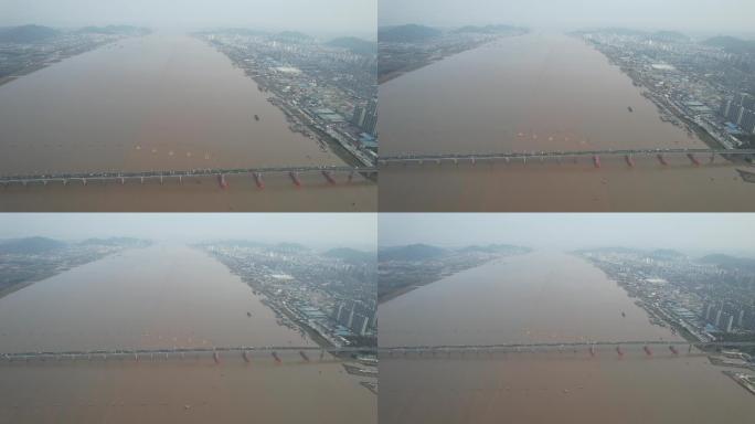 台州椒江大桥4k航拍DJI_0845
