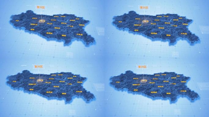 邯郸复兴区三维科技地图