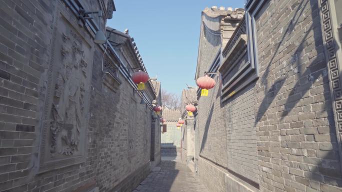 天津风景杨柳青风景年画古建筑石家大院视频