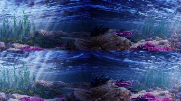 海底世界背景超宽屏4K