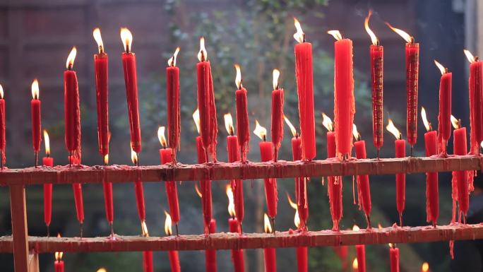 中国传统文化祭祖祭祀蜡烛原素材