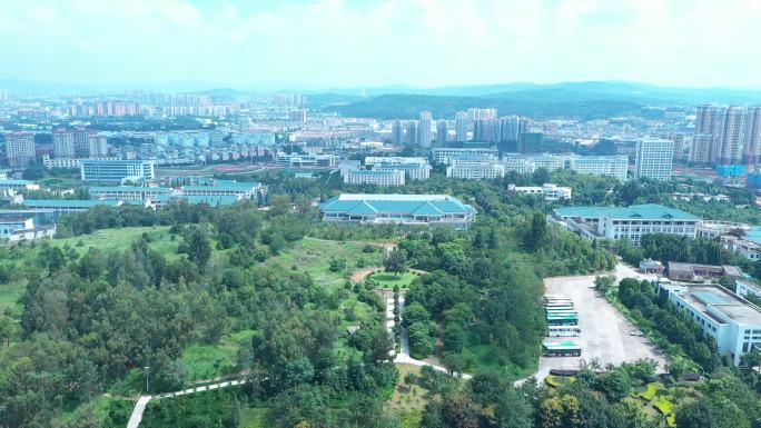 昆明学院  学校  大学    航拍