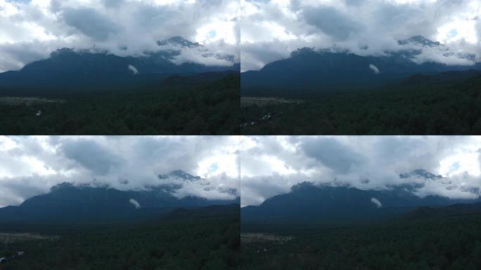 森林 云雾 航拍 空镜头 风景 自然