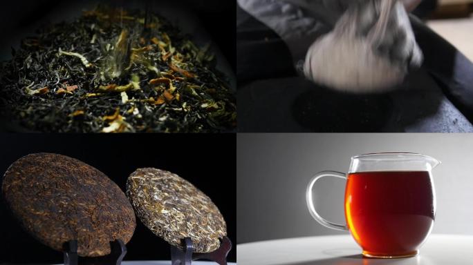 勐海普洱茶 茶饼 茶汤 普洱茶饼手工制作