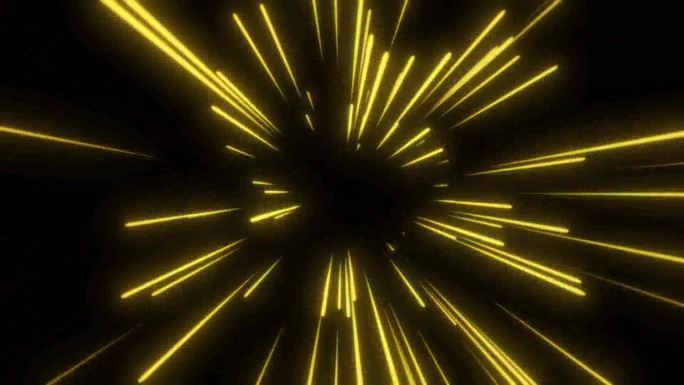 激光星战科技金黄色粒子带透明通道