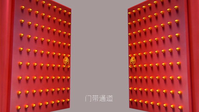 故宫狮子头城门打开4k可做宽屏