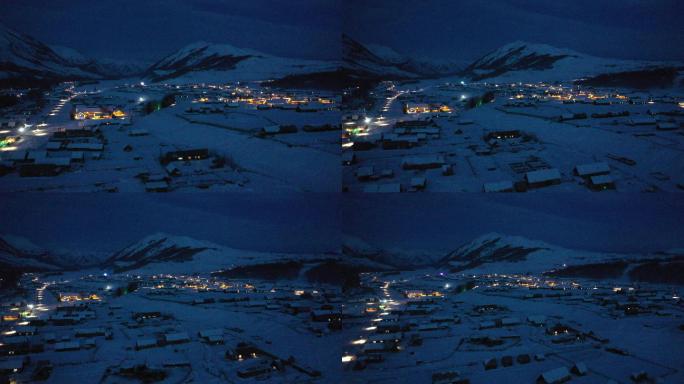 雪山大雪冰山冰雪路风景山