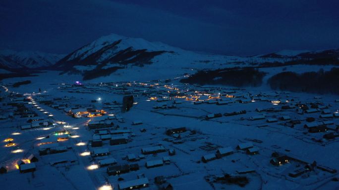 雪山大雪冰山冰雪路风景山